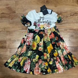 Dolce & Gabbana little Girl Flower Dress